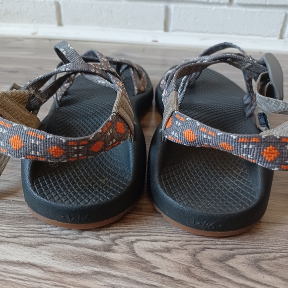 Chaco ZX/2 Womens Sandals Orange Gray sz 6 - Picture 3 of 4